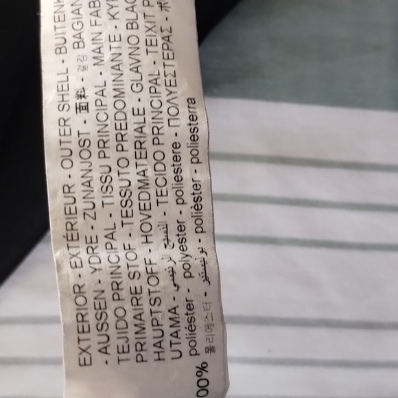 Zara Black Bomber Jacket with Silver Zipper Small - Picture 10 of 11